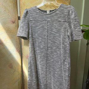 Black & white work short dress professional & fun